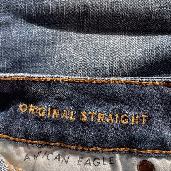 American Eagle Next Level Flex Slim Straight Dark Wash Jeans 28x30 – Like New! 🎁 - Picture 5 of 10